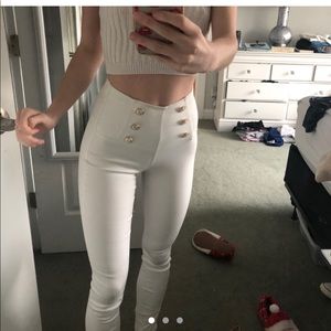 White pants